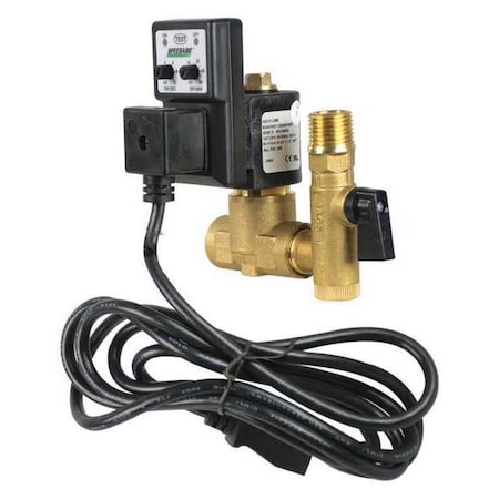 Auto Drain Valve, 100-120V, 3/8 In., Hz: 50/60