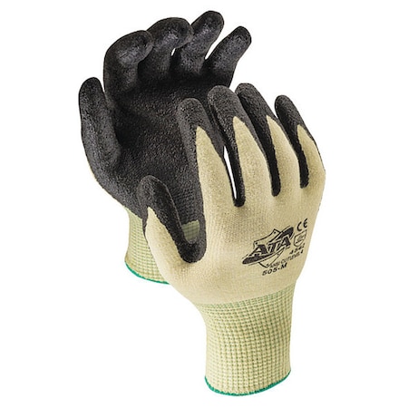 Cut Resistant Coated Gloves, Cut Level A4 ,Dipped ,Nitrile ,Smooth ,XL 1 PR