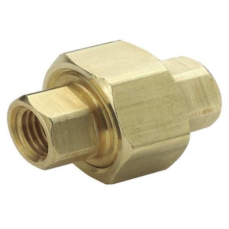 Union Brass Dryseal Pipe Fitting, 3/8 in Female NPT X 3/8 in Male NPT
