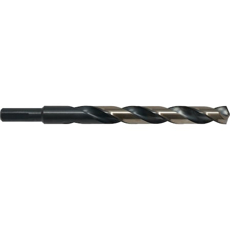 135 Degree Heavy-Duty Jobber Length Drill Cle-Line 1879 Black & Gold HSS RHS/RHC 31/64
