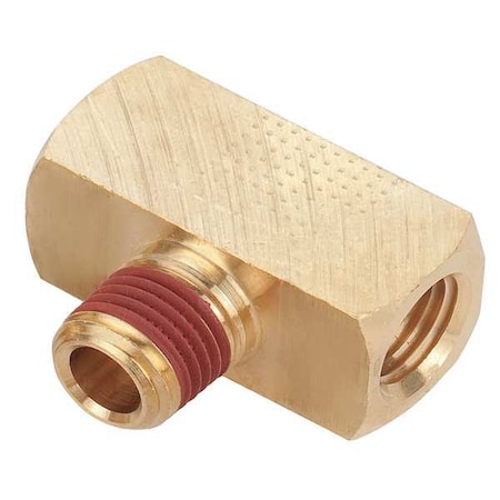 Branch Tee Brass Branch Tee, 1/2 in Female NPT X 1/2 in Female NPT