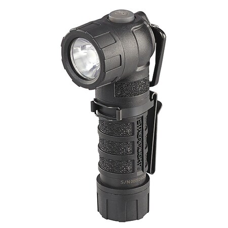 PolyTac 90 X Right Angle Light, Led Black Tactical Handheld Flashlight, 500 lm