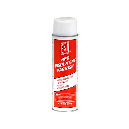 Insulating Varnish,16 oz,Translucent Red