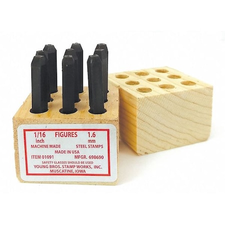 Hand Stamp Kit, Number Set