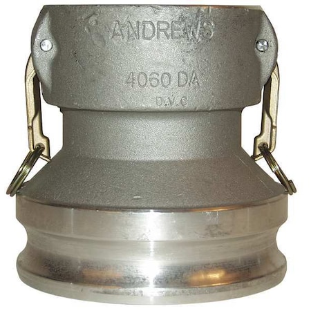 Reducing Coupler/Adapter,3 x 4 In,100psi