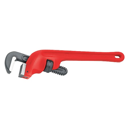 14 in L 2 in Cap. Chrome Vanadium Steel End Pipe Wrench
