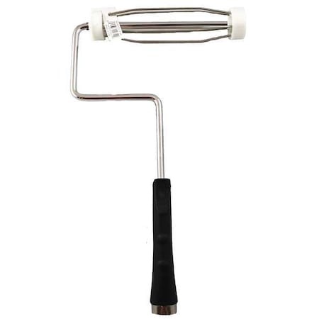 Paint Roller Frame, 5 Wire Cage, Plastic Handle, 7" Rollers