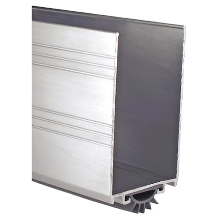 Door Shoe,1/2" Insert Size,Flange 3"H