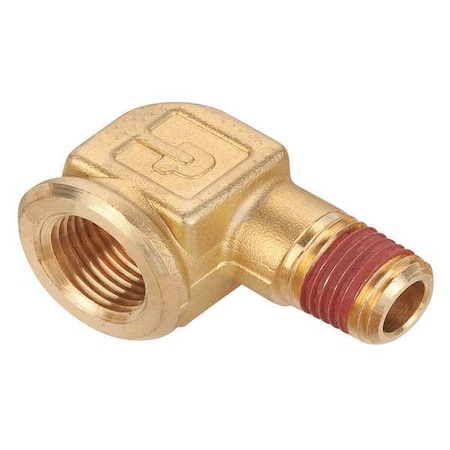 90 Degree Street Elbow Brass Street Elbow, 90 Degrees, 1/2 in Female NPT X 3/8 in Male NPT