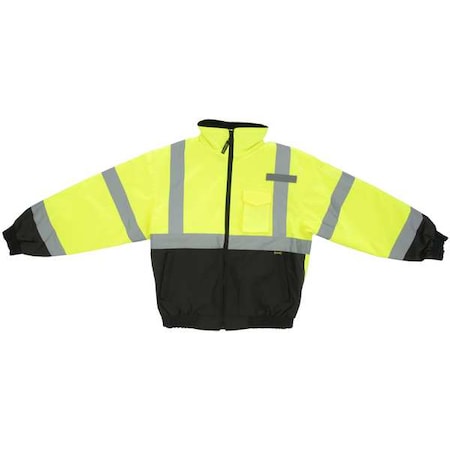 Jacket, Polyester, Class 3 R, Yellow, M