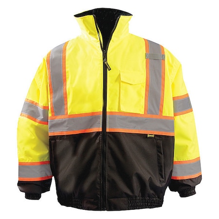 Jacket, Polyester, Class 3 R, Yellow, L