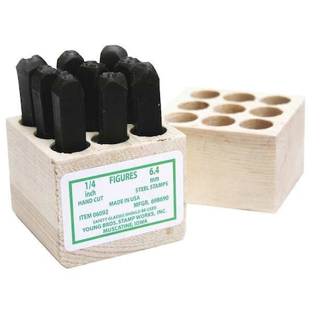 Hand Stamp Kit, Number Set