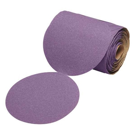 Film Disc Roll,220 Grit,6 in. Dia