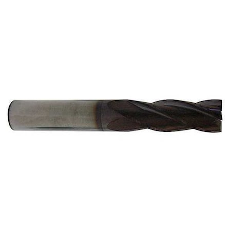 Carbide End Mill,Sq,1/2,1 Cut L