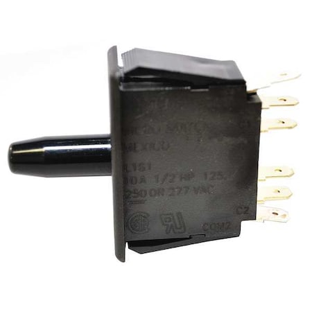 Snap Action Switch, Plunger Actuator, DPDT, 10 A at 240 V AC Contact Rating
