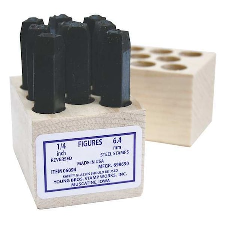 Hand Stamp Kit, Number Set