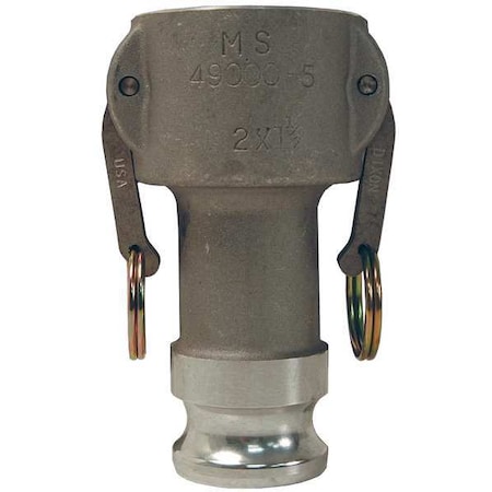Reducing Coupler/Adapter,4 x 3 In,100psi
