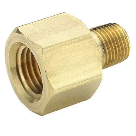 Reducing Adapter Brass Reducing Adapter, 1/4 in Female NPT X 1/8 in Male NPT