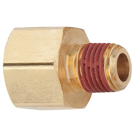 Reducing Adapter Brass Reducing Adapter, 1/2 in Female NPT X 3/8 in Male NPT