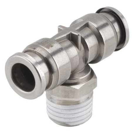 1/4" x 3/8" Tube x MNPT SS Male Branch Tee