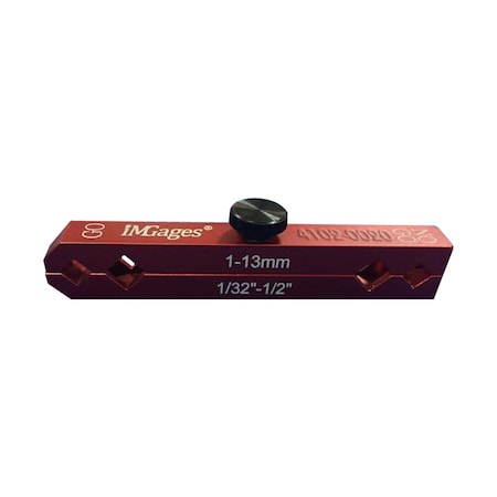 1/31-1/2" Aluminum Pin Gage Handle