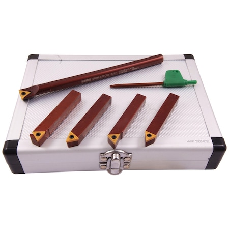 3/8" 5 Piece Indexable Turning & Boring Tool Set