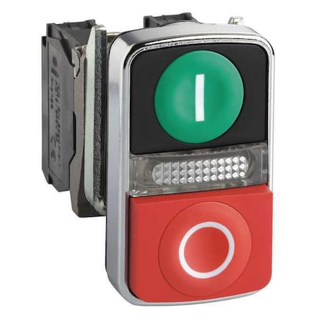 Push Button Operator, Flush, Momentary / Momentary Action, Not Applicable Release, Illuminated
