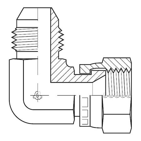 Hose Adapter,1/2",JIS,1/2",JIS