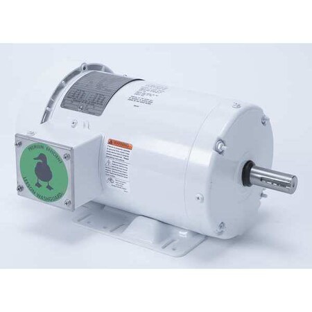 Washdown Motor,2HP,Rigid Base,145T Frame