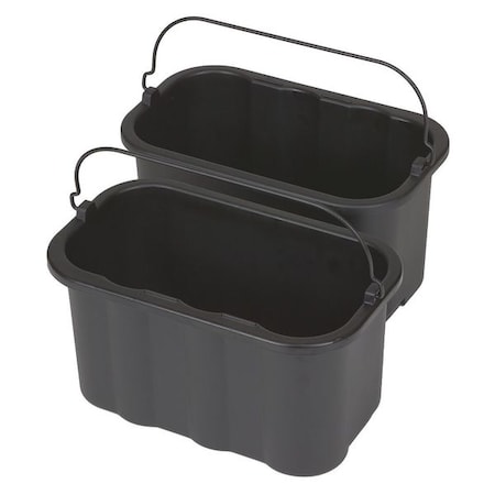 Sanitizing Caddy,10 qt.,Black
