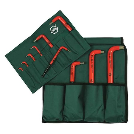 10 Piece Metric L-Shape Hex Key Set, 13693