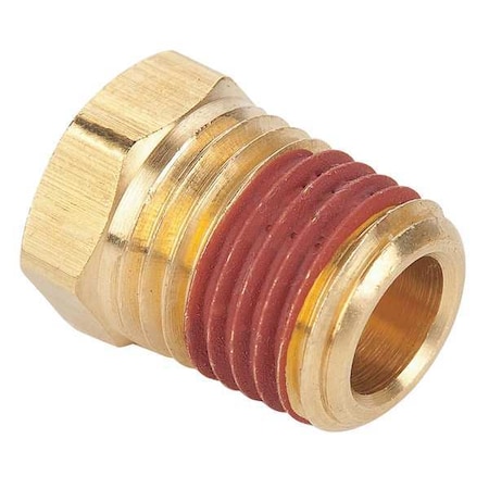 Brass Hex Head Plug, MNPT, 1/2" Pipe Size