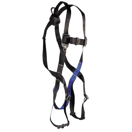 Condor Full Body Harness, Universal (S/M/L), 425 lb., Mating Chest/ Mating Leg Straps, Back D-Ring