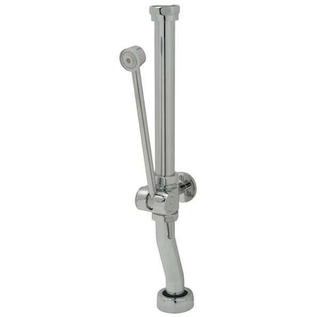 Bedpan Washer Retrofit Kit, 1.6 gpf, Rough-In 26-1/2", Chrome Plated