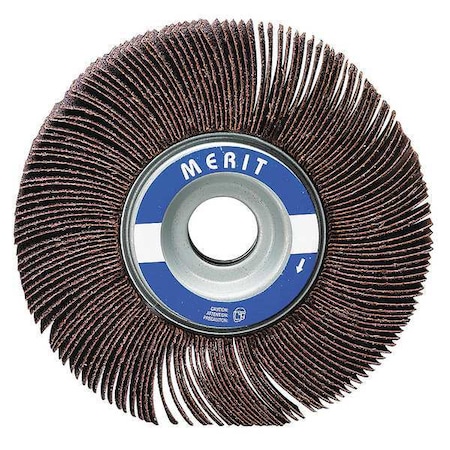 Flap Wheel, 2 Dia, 1 W, Shk 1/4, 180