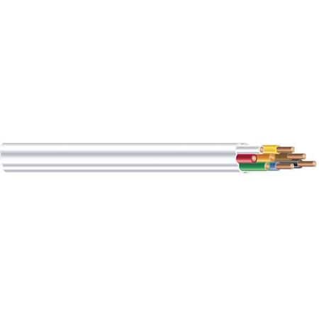 Thermostat Wire, 18AWG, White, 250ft, 300V