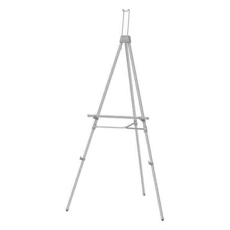 Portable Telescoping Easel, Heavy-Duty, Silver