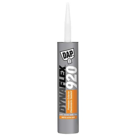 Hybrid Elastomeric Sealant, 10 oz, Cartridge, Gray, Hybrid Base, Dynaflex 920