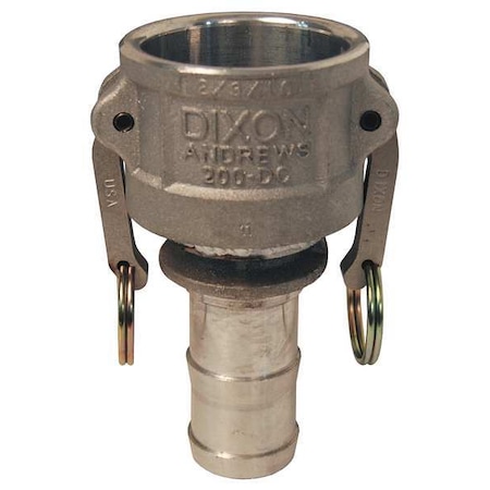 Coupler,3 x 2 In,125 psi,Aluminum