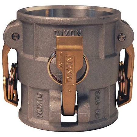 Spool Coupler,3 x 3 In,125 psi,Aluminum