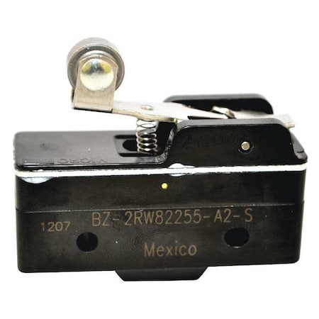 Snap Action Switch, Lever, Roller, Short Actuator, SPDT, 15 A at 240 V AC Contact Rating
