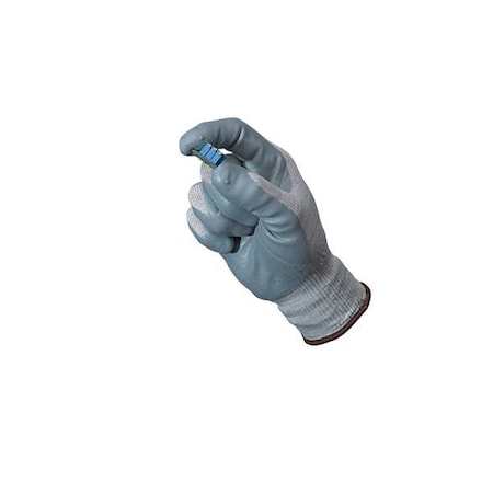 Antistatic Gloves, Nitrile, 8 in L, 13 ga, Gray, XS, 1 PR