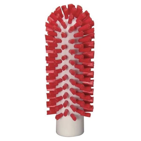 2" W Tube and Pipe Brush, Stiff, Not Applicable L Handle, 5 1/4 in L Brush, Red, 5 3/4 in L Overall