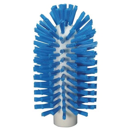 3" W Tube and Pipe Brush, Medium, Not Applicable L Handle, 5 1/2 in L Brush, Blue, 6 in L Overall