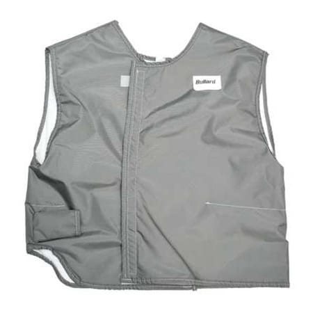 Airline Cooling Vest, Proban Treated Cotton, Compressed Air, Hook-and-Loop Closure, 18 in Length