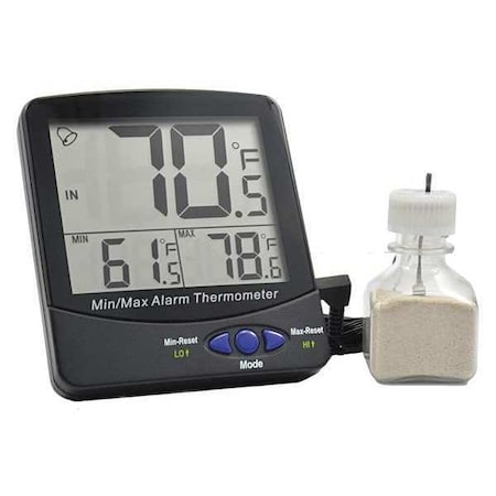 Digital Thermometer, -58 Degrees to 158 Degrees F for Wall or Desk Use