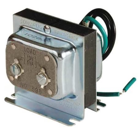 Class 2 Transformer, 5 VA, Not Rated, 10V AC, 120V AC