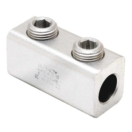 Mechanical Lug, 4/0 AWG Max, 2 Conductor, 9/16 in Stud, Aluminum