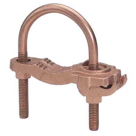 Pipe Ground Clamp, 4AWG, 4.25In, Type: COMMERCIAL