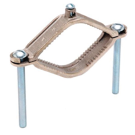 Pipe Ground Clamp,10AWG,8.34In